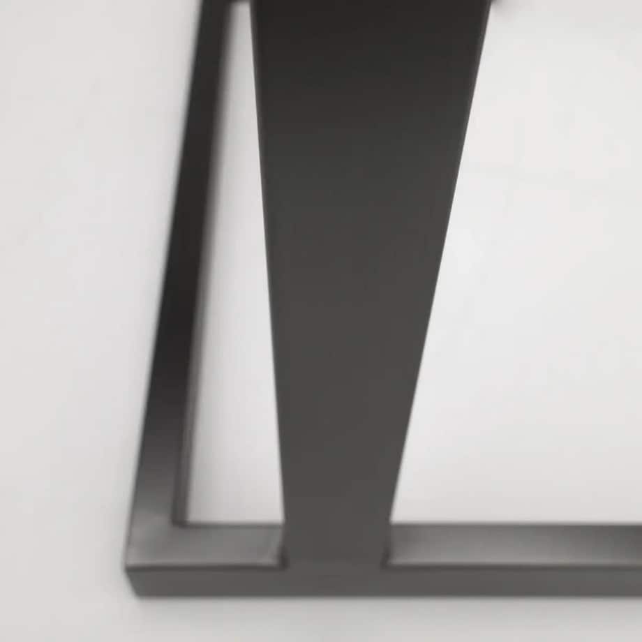 Stolik boczny do sypialni Hudson HU-ST1583BK Cosmolight czarny przezroczysty