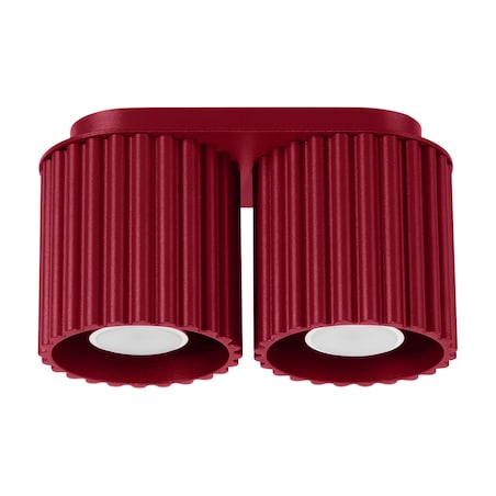 Plafon AURA 2 burgund GU10