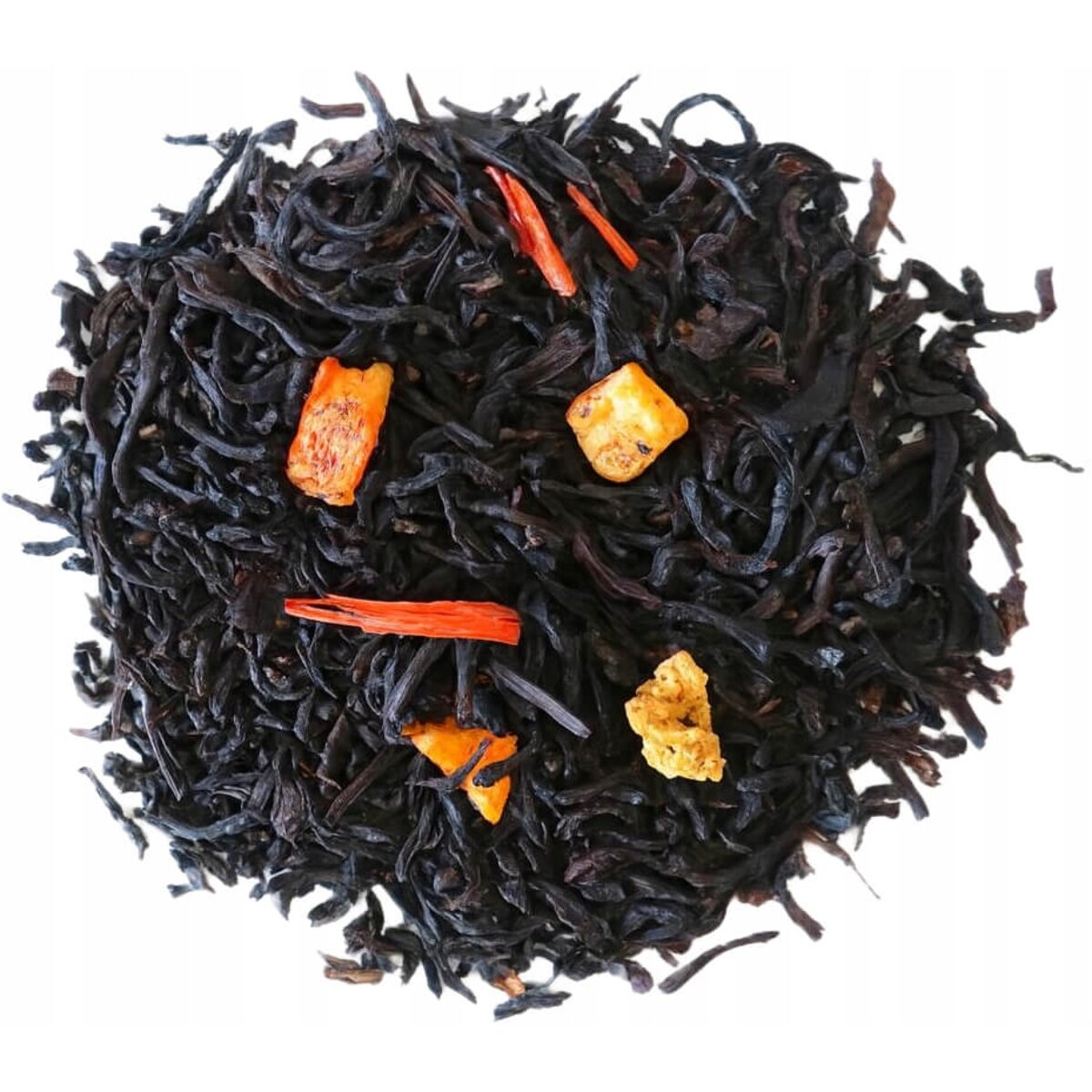 Herbata czarna MORELOWO TRUFLOWA premium drzewo sandałowe morele 120g - herbata liściasta sypana mieszanka napar susz