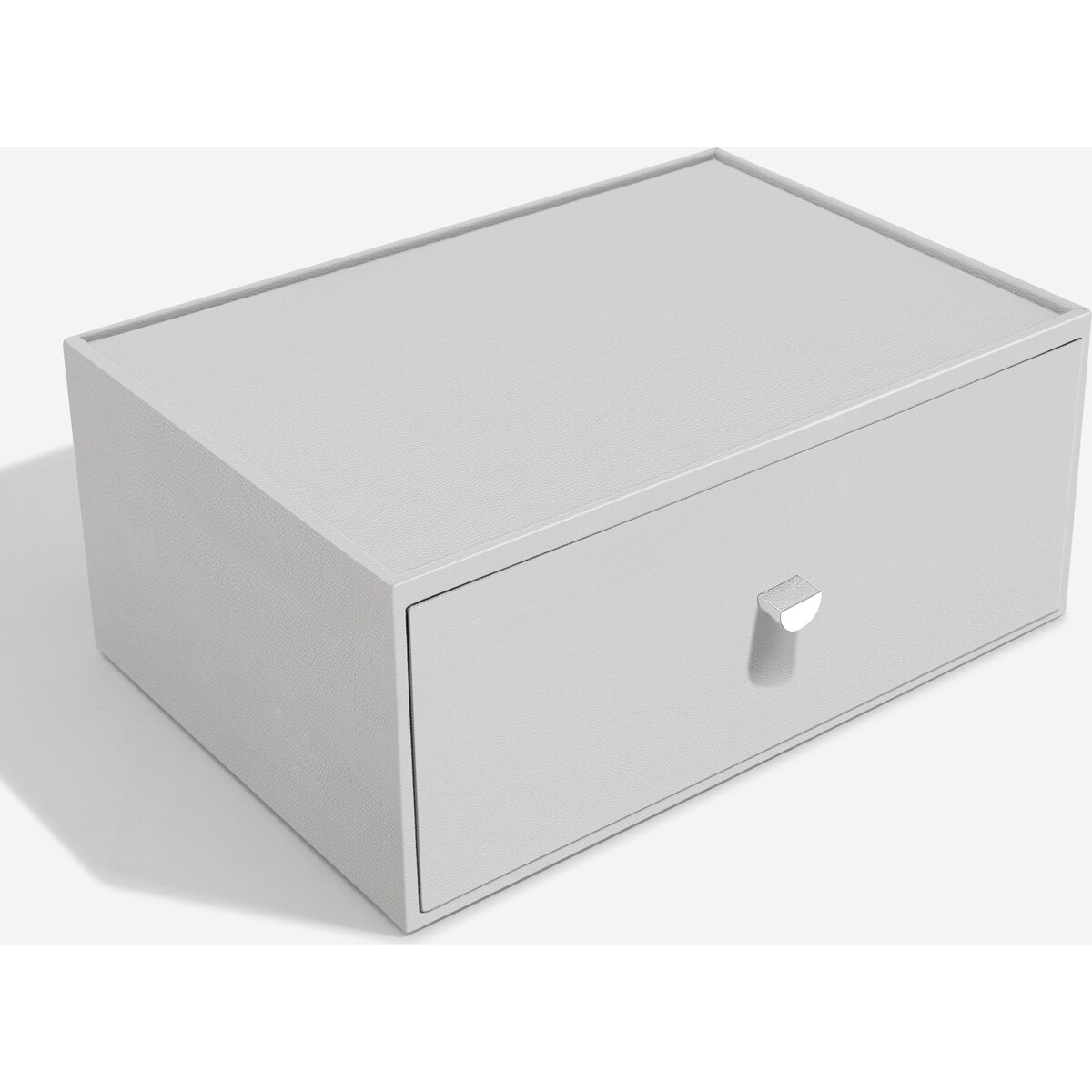 Organizer na kosmetyki Stackers Pebble głęboki supersize kamienna szarość z szufladą