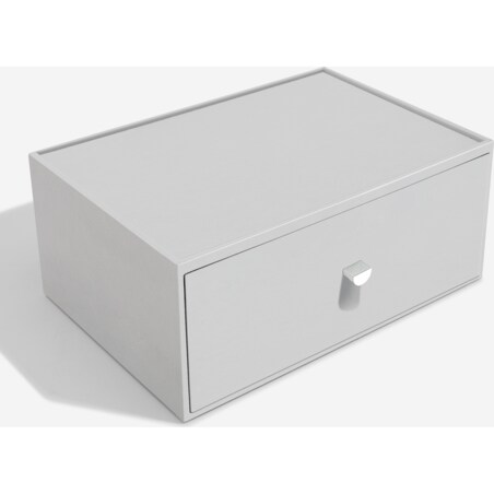 Organizer na kosmetyki Stackers Pebble głęboki supersize kamienna szarość z szufladą