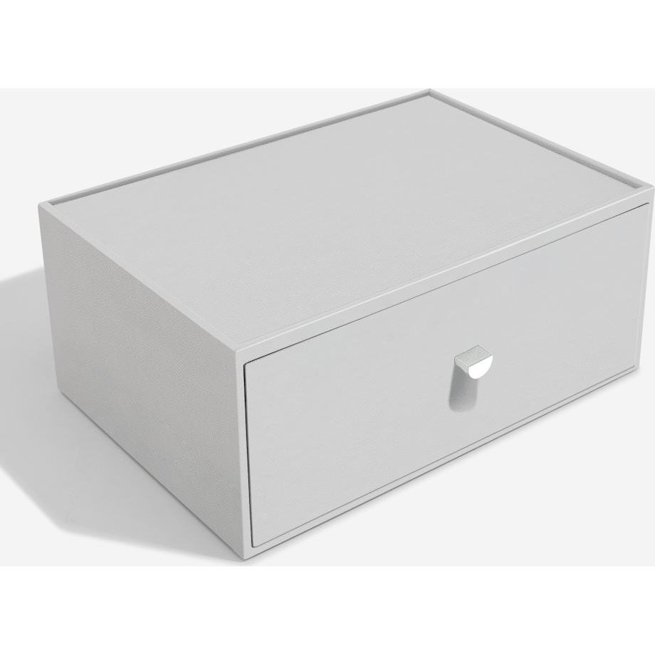 Organizer na kosmetyki Stackers Pebble głęboki supersize kamienna szarość z szufladą