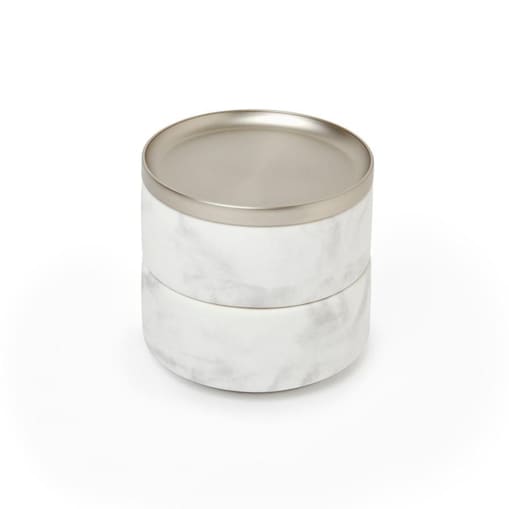 Pojemnik na biżuterię (niklowany) Tesora Umbra