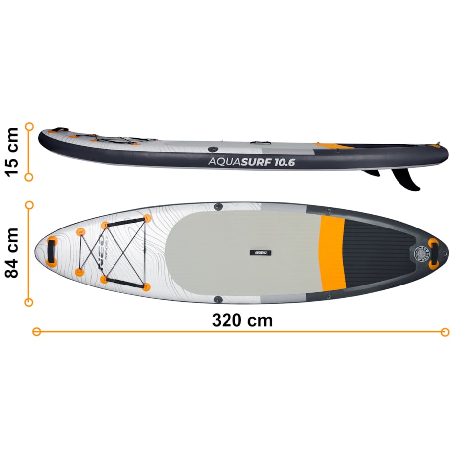 Deska SUP do pływania pompowana Paddle Aquasurf Neo-Sport 320cm ZESTAW