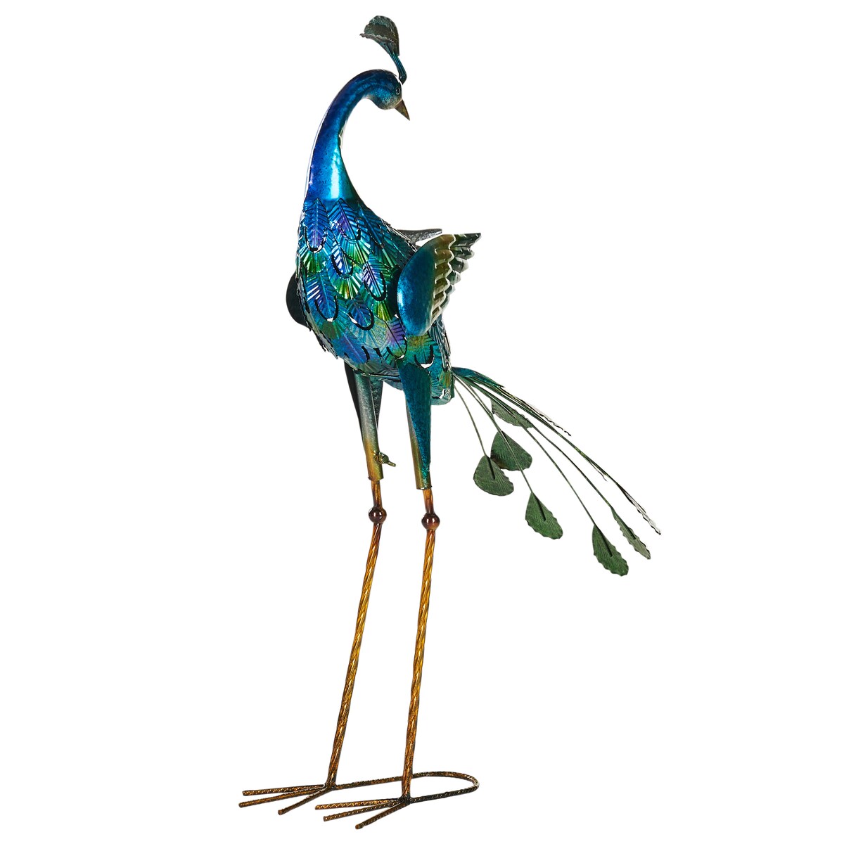Rzeźba ogrodowa PEACOCK Niebieski