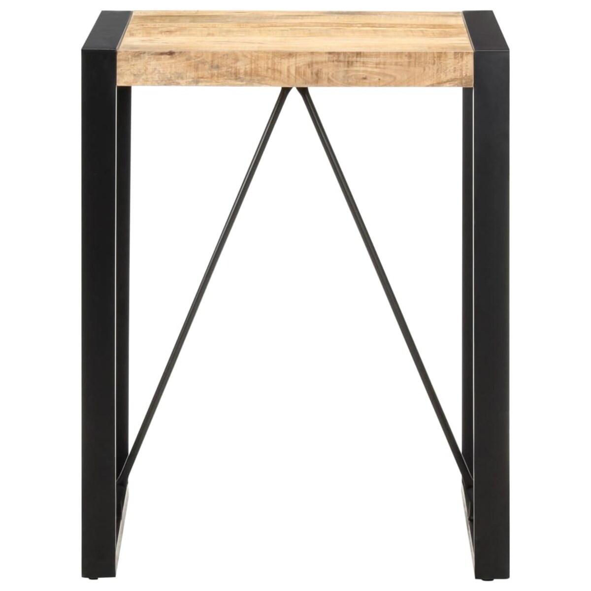 vidaXL Stolik jadalniany, 60x60x75 cm, lite, surowe drewno mango