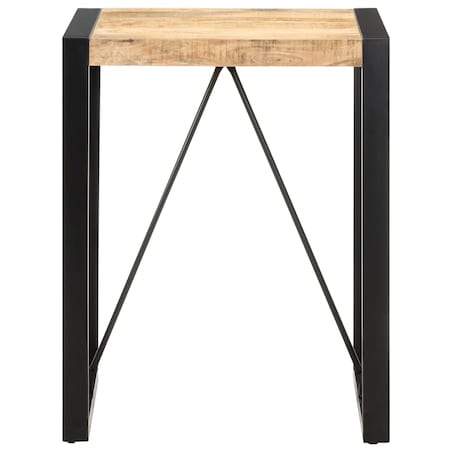 vidaXL Stolik jadalniany, 60x60x75 cm, lite, surowe drewno mango