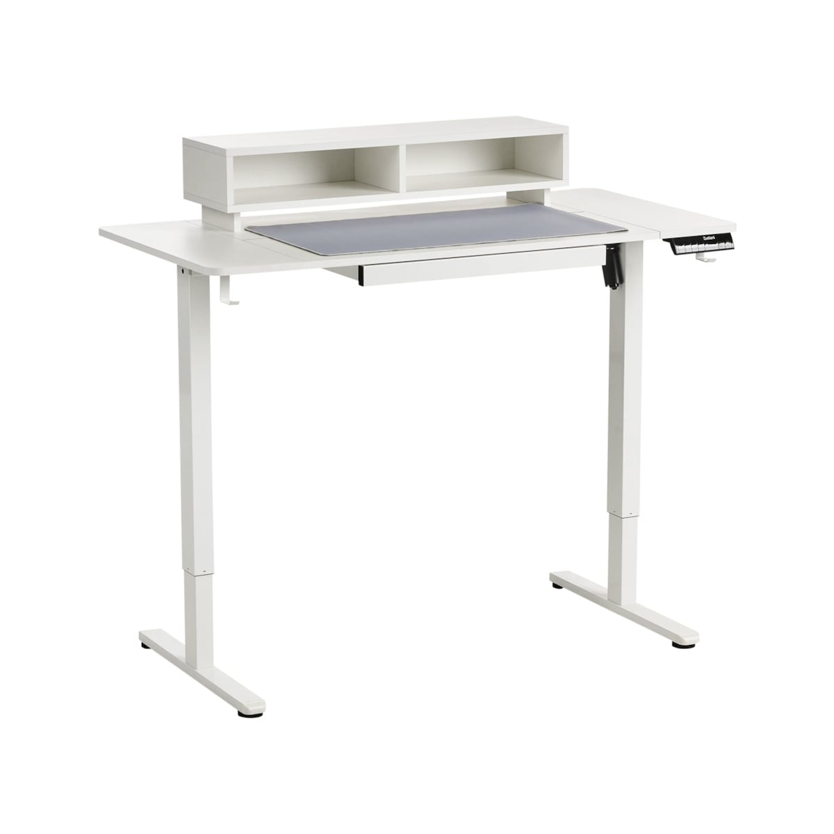 Biurko regulowane elektrycznie LUCAMA Biały 120 cm 60 cm Z portem USB