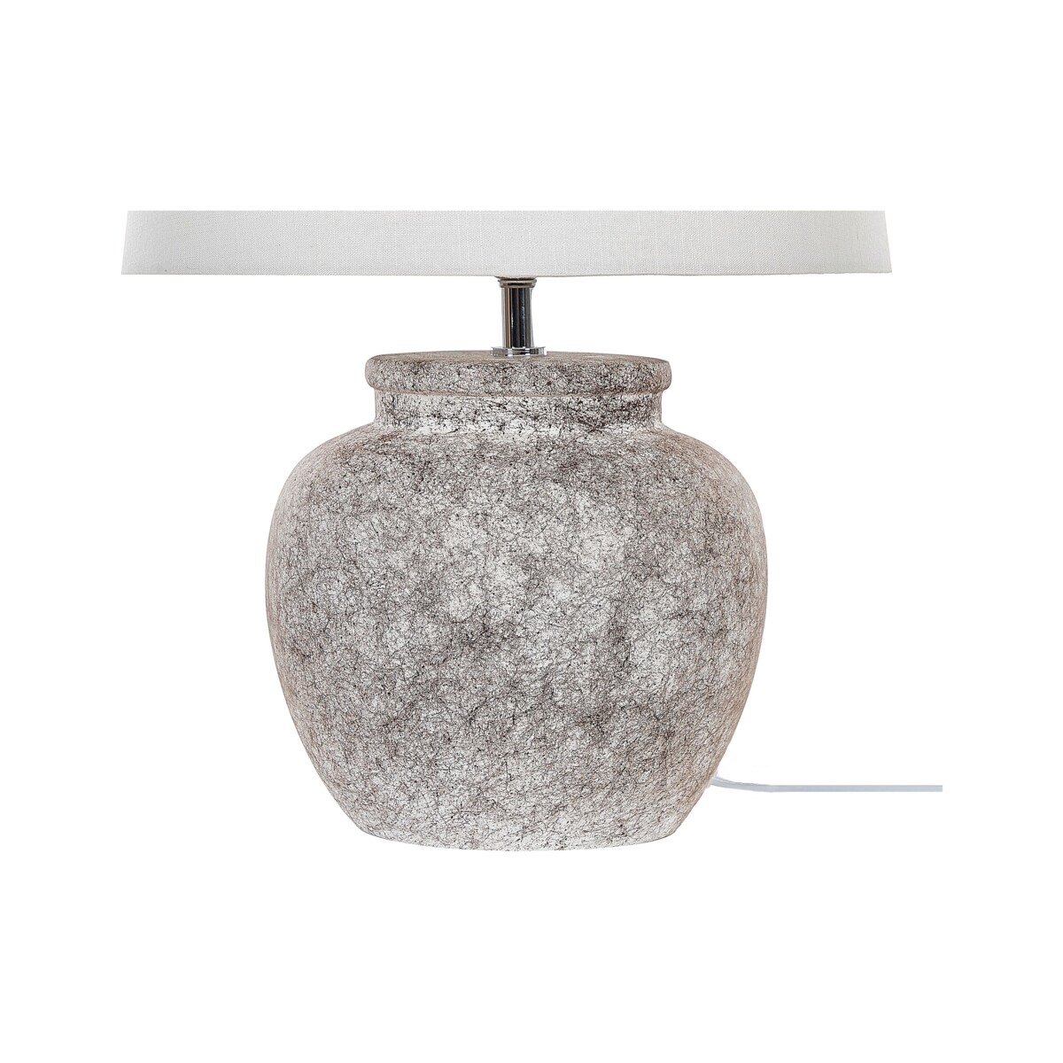 Lampka nocna ceramiczna beżowa MAREB