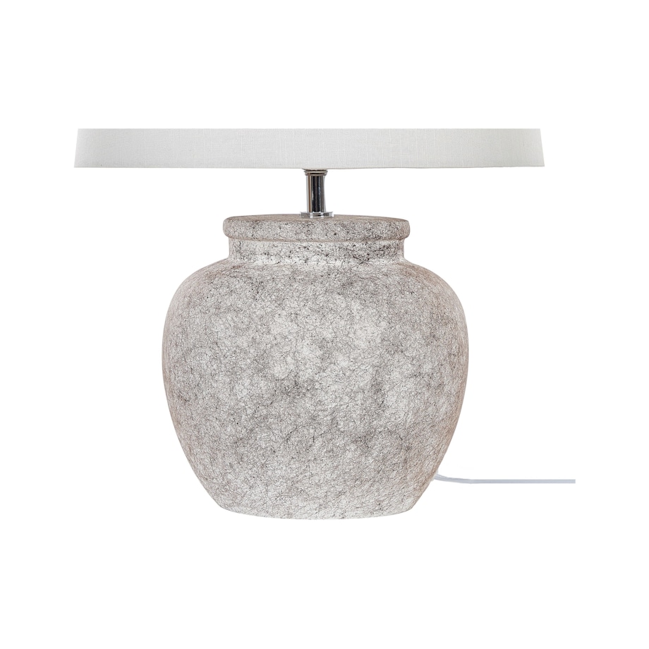 Lampka nocna ceramiczna beżowa MAREB