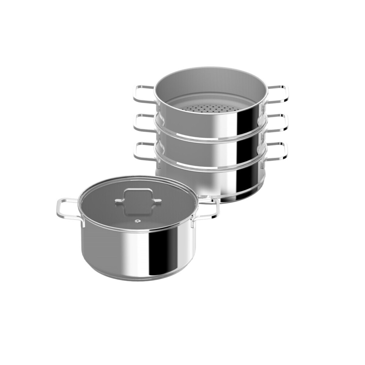 Zestaw do gotowania na parze 5-el. Helix 8.50L BergHOFF