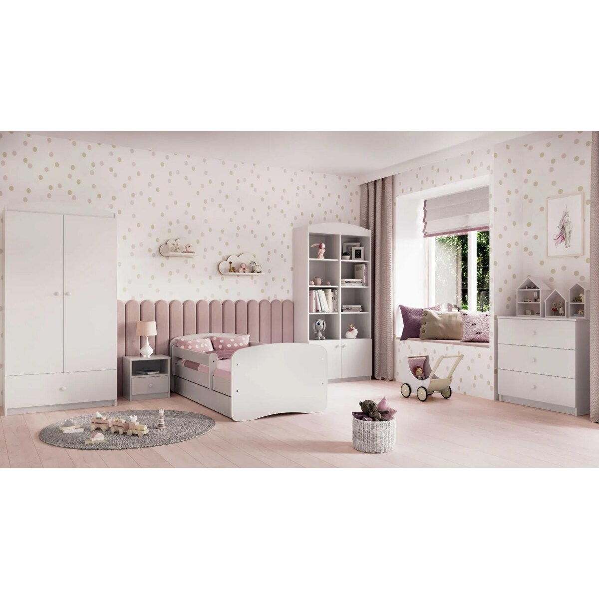 Komoda dla dzieci BABY DREAMS 80 biała