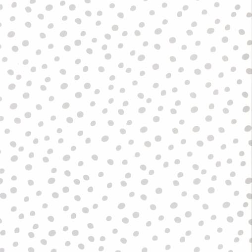 Fabulous World Tapeta Dots, biało-szara, 67106-1