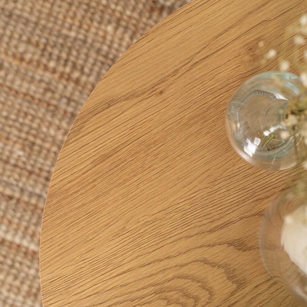 Stolik Kawowy Okrągły Loft Skandynawski Mały Ława Okrągła Mała ANN