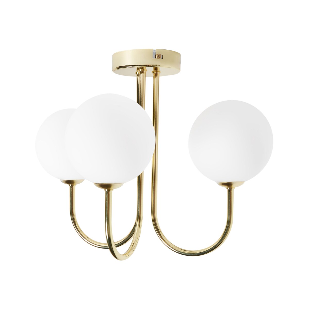 Lampa 3-punktowa szklana biała SHIRE