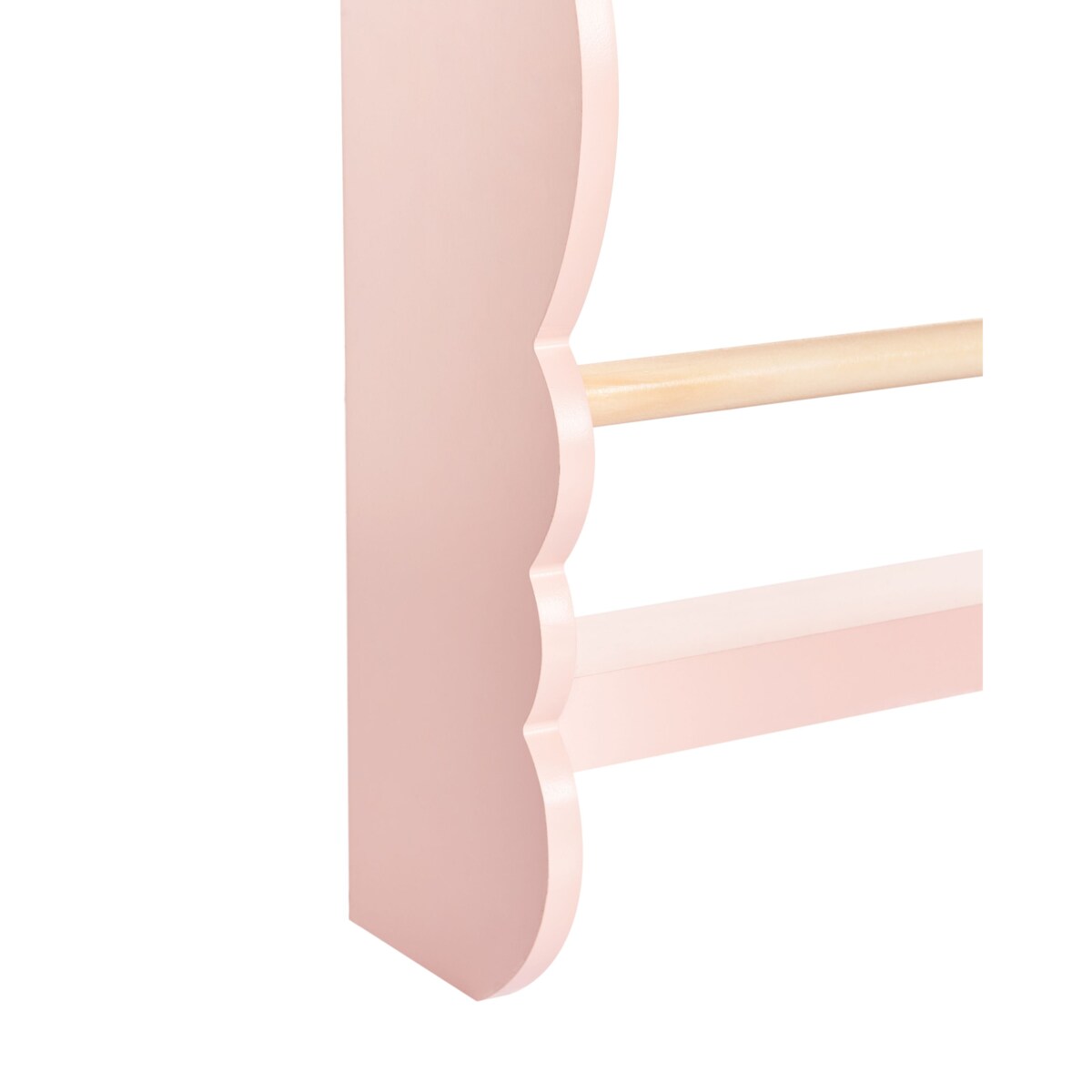 Regał ścienny MDF Pastelowy róż RIGOLET