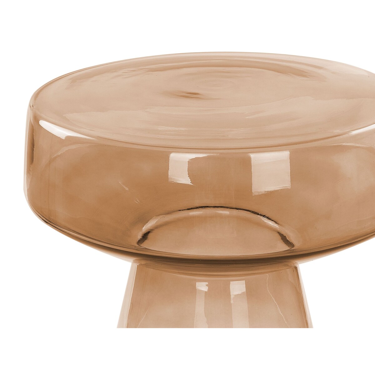 Stolik pomocniczy LAGUNA Szkło Złoty brąz