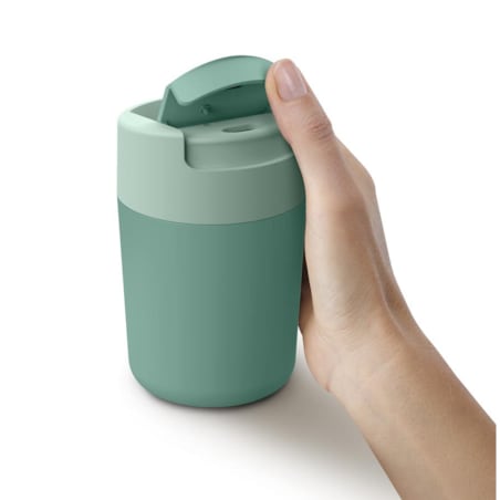 Kubek podróżny jasnozielony Sipp, 340 ml, Joseph Joseph