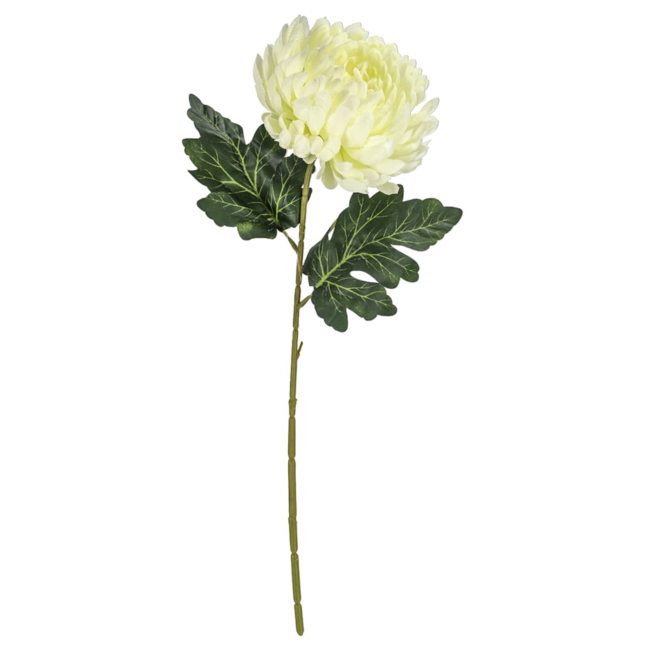 Sztuczne Kwiaty Sztuczna Chryzantema 70 Cm Biała Jak Żywa Ozdoba Wiosna