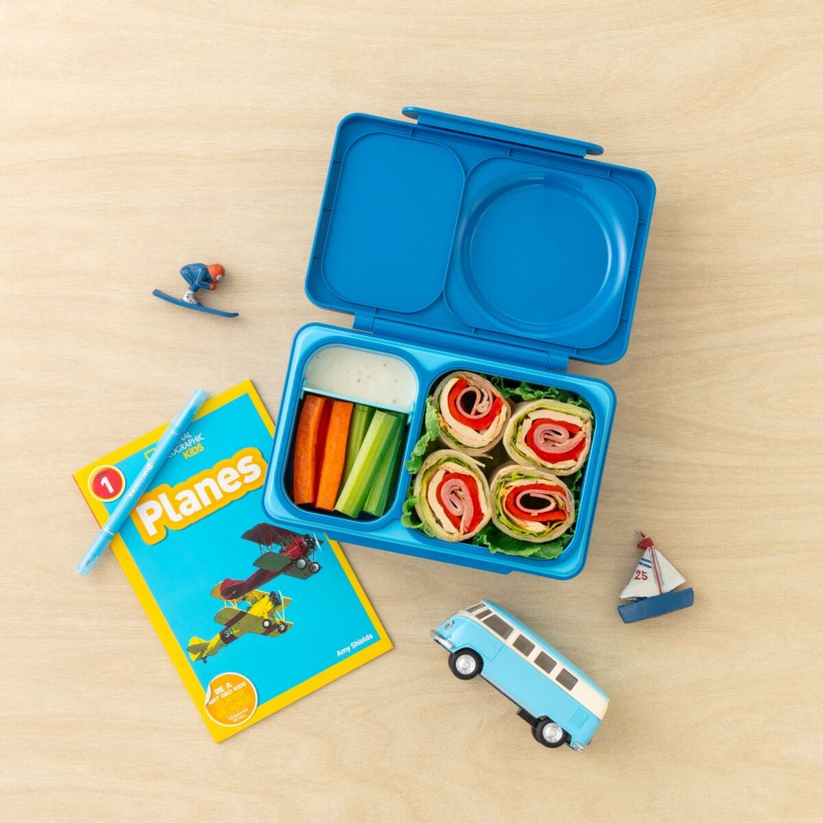 OMIE OMIEBOX UP lunch box z termosem, Cosmic Blue
