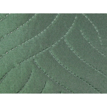 Komplet narzuta z poduszkami tłoczony 140 x 210 cm zielony BABAK