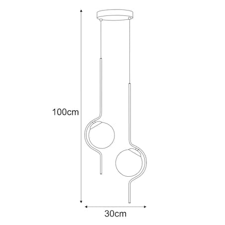 Lampa wisząca K-5337 z serii VELA