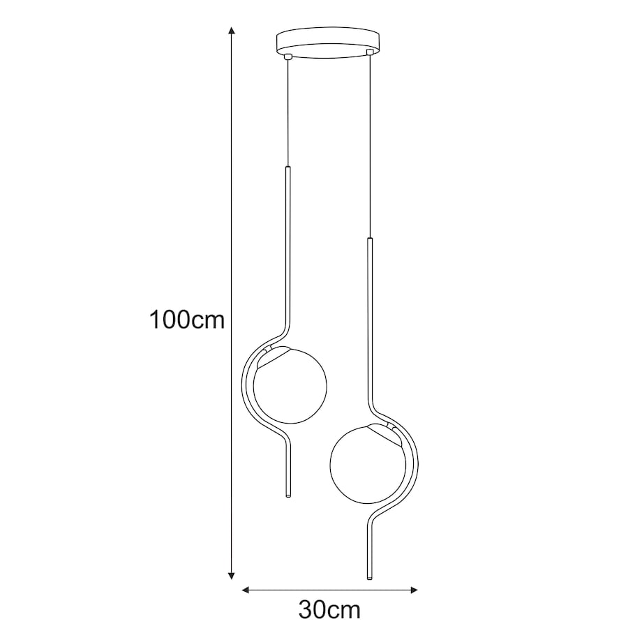 Lampa wisząca K-5337 z serii VELA