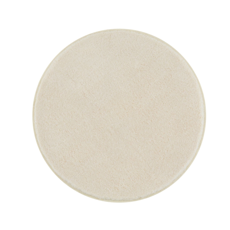 Kleine Wolke Relax Dywanik łazienkowy naturalny beż 100 cm okrągły