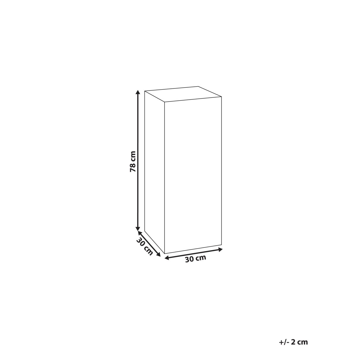 Lampa ogrodowa podłogowa LED BALSAS 78 cm Z pilotem Biały