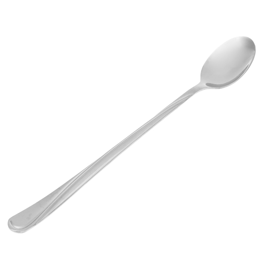 Łyżeczki koktajlowe długie do drinków kawy latte zestaw 6 sztuk Połysk KINGHOFF