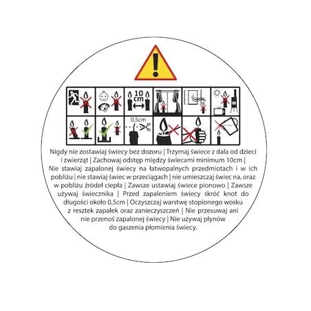 Świeca sojowa dekoracyjna GEOMETRIC