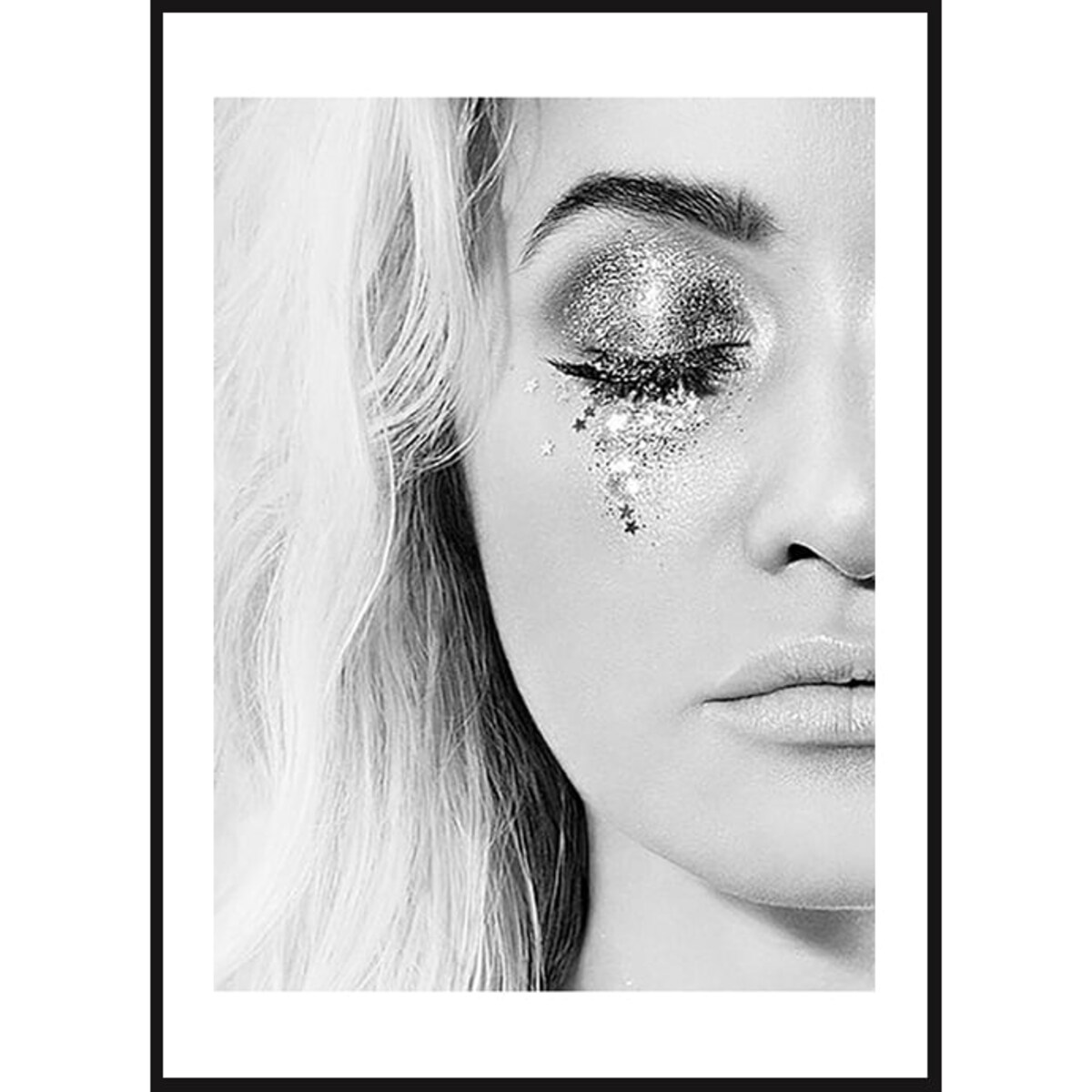 Poster Story, Plakat, Obraz - Brokatowy Makijaż, wymiary 30 x 42 cm