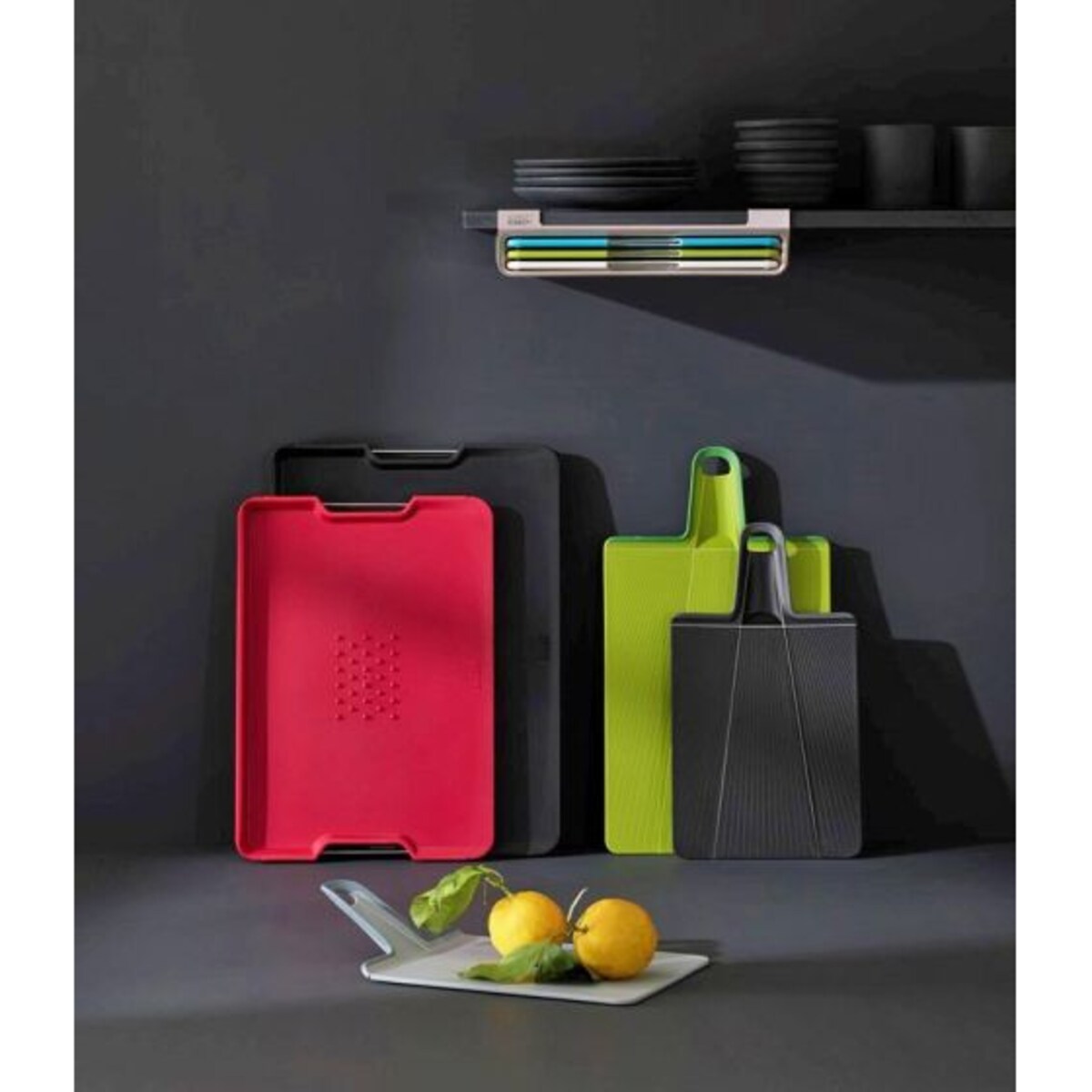 Deska do krojenia (zielona) Chop2Pot Large Joseph Joseph