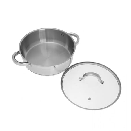 Klausberg garnek płaski z pokrywą 28cm 7948