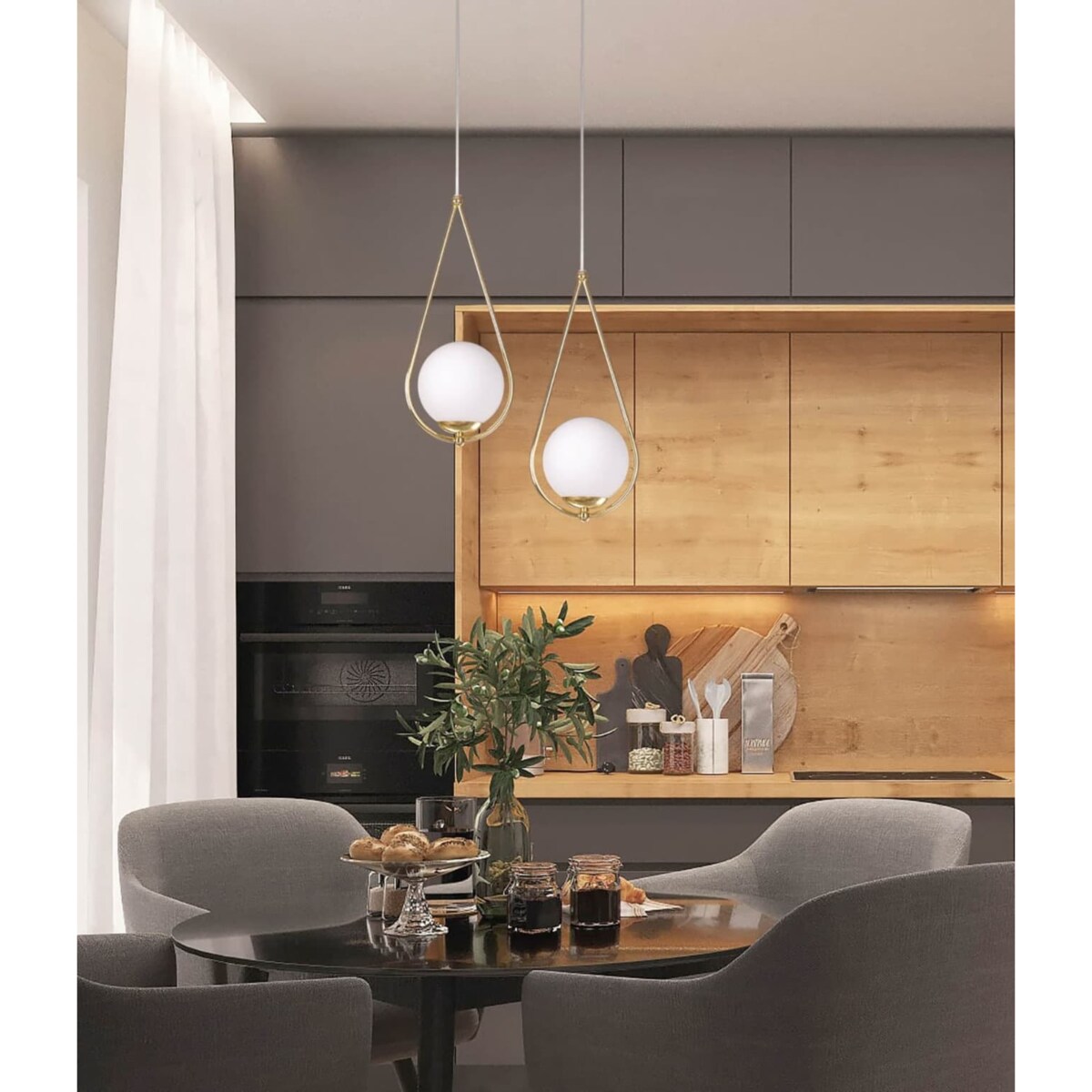 Lampa wisząca K-4776 z serii NEVE GOLD