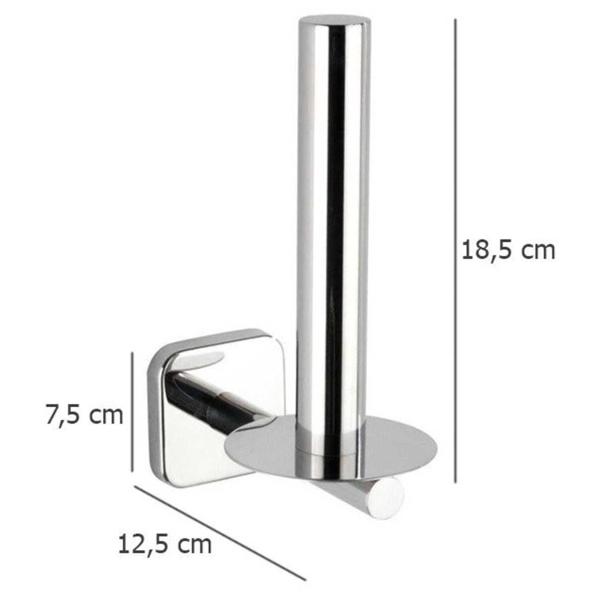 Uchwyt na papier toaletowy naścienny MEZZANO, WENKO