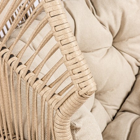 FOTEL OGRODOWY HOLAND KOKON BEŻOWY