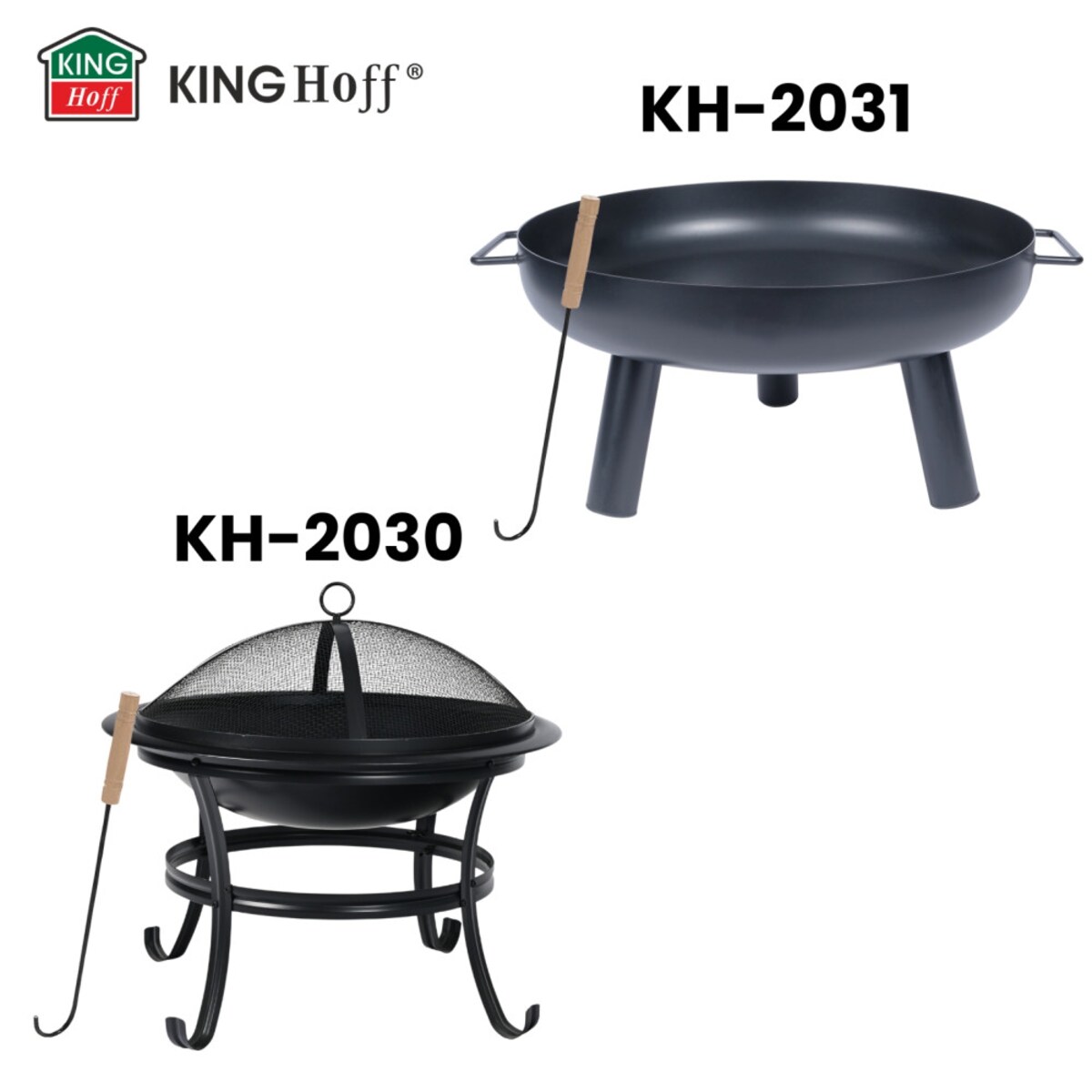 Palenisko ogrodowe, duże, 60cm, grill, ognisko, KINGHOFF