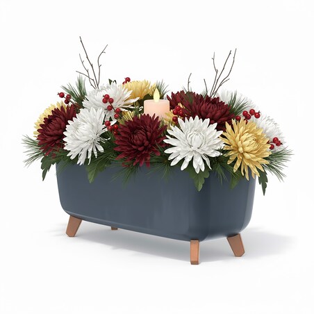 Donica Na Cmentarz Skrzynka Korytko Doniczka Na Wszystkich Świętych Gracia Case 58 Cm Antracyt