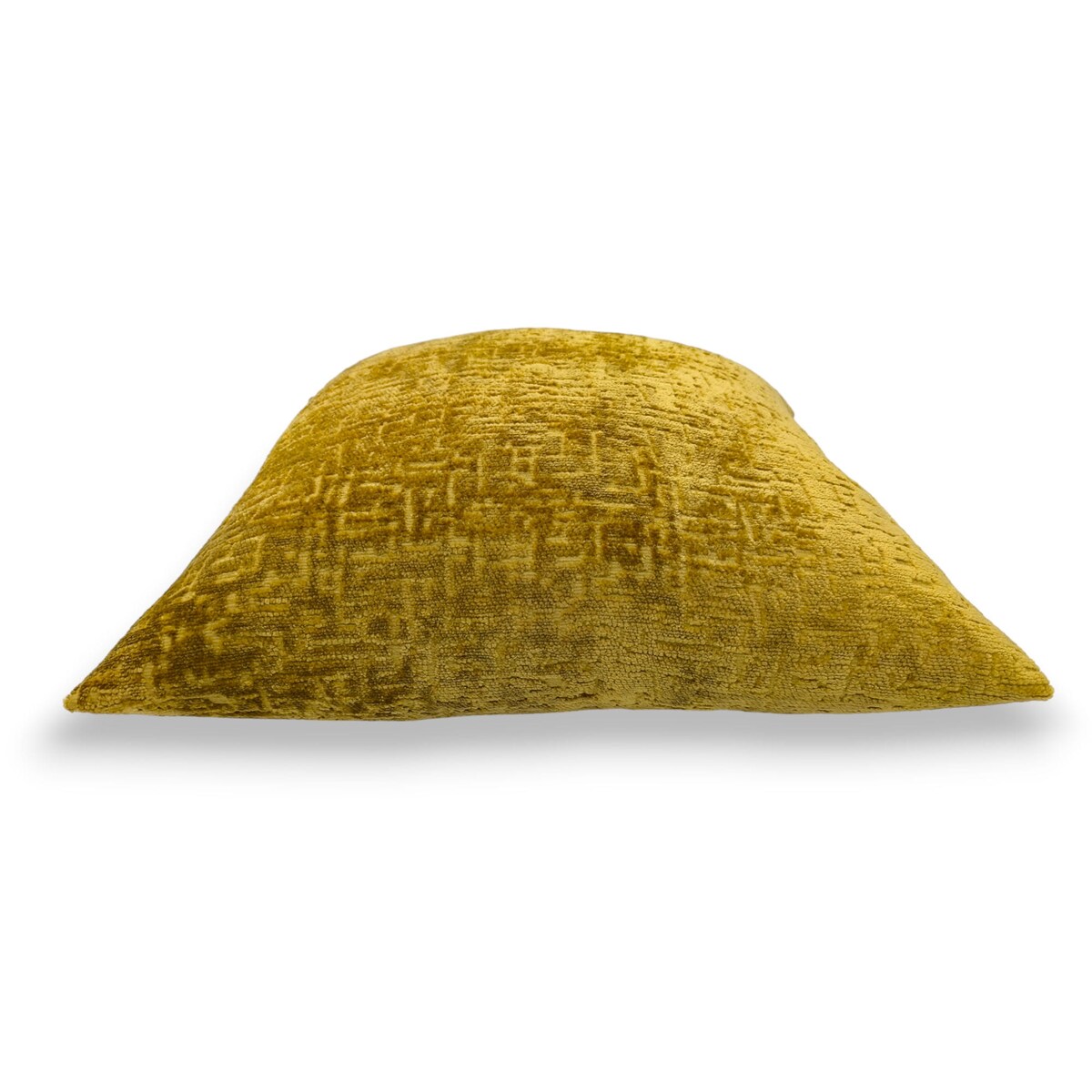 Duża musztardowa poduszka 50x50 Bess