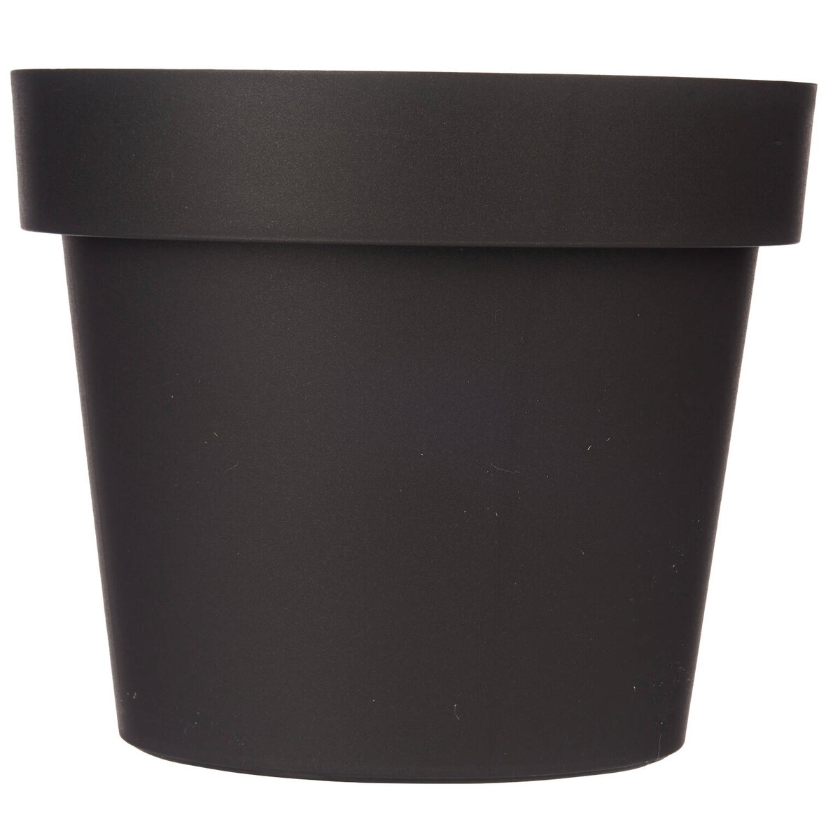 Doniczka samonawadniająca, plastikowa, antracytowa
