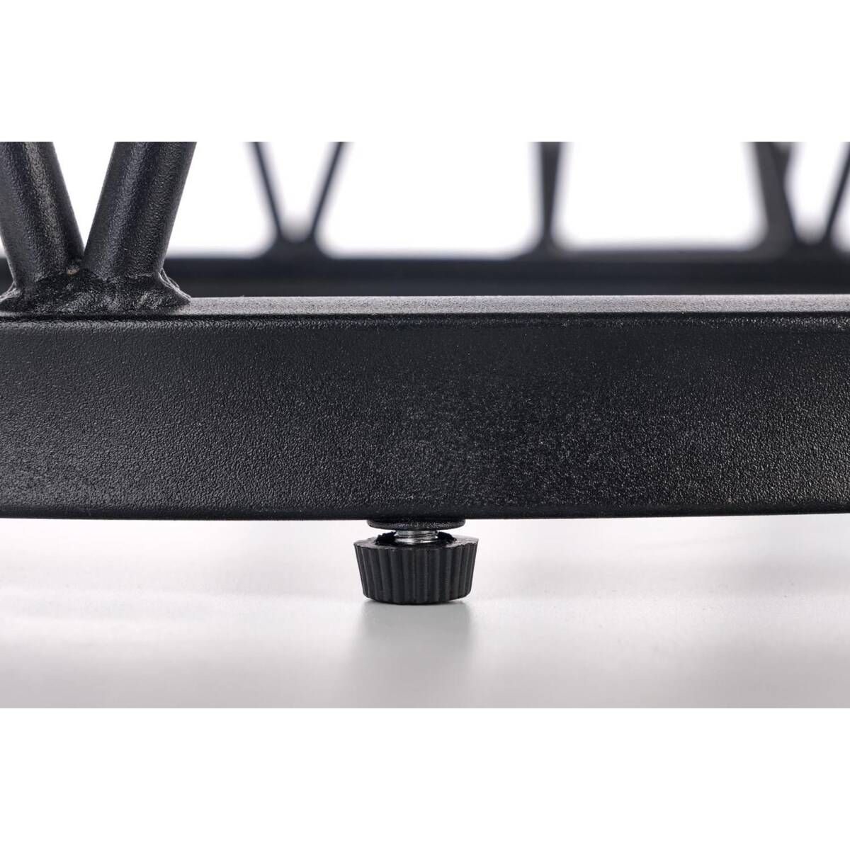 ZESTAW 2 STOLIKÓW Mimosa BIAŁY MARMUR czarna rama metalowa