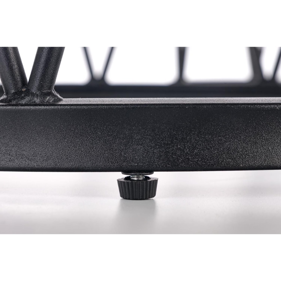 ZESTAW 2 STOLIKÓW Mimosa BIAŁY MARMUR czarna rama metalowa