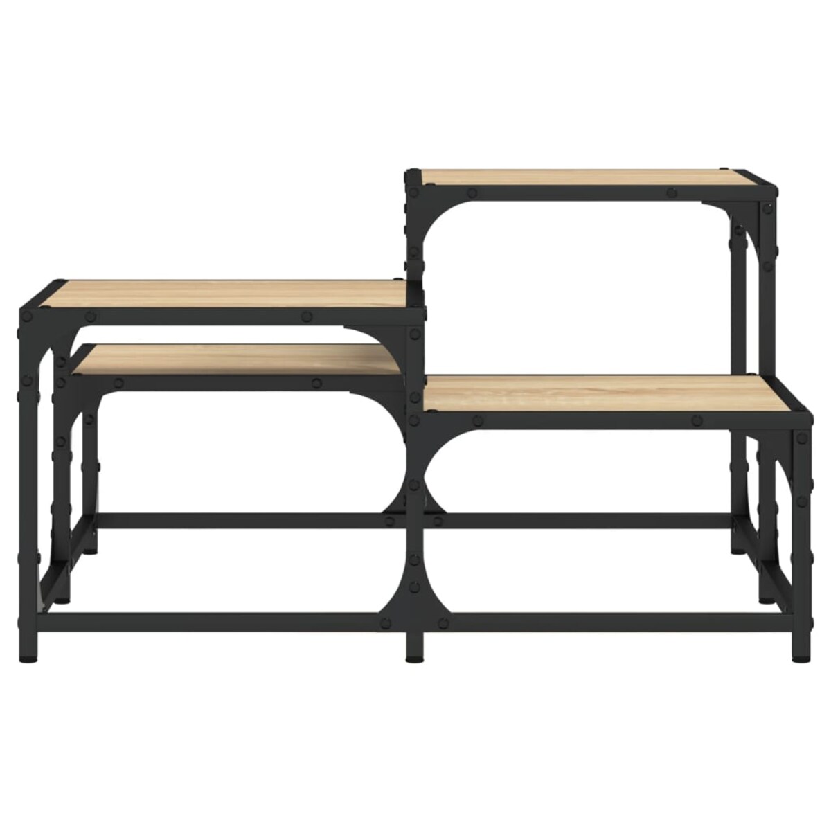 vidaXL Stolik kawowy, kolor dąb sonoma, 68x68x40 cm