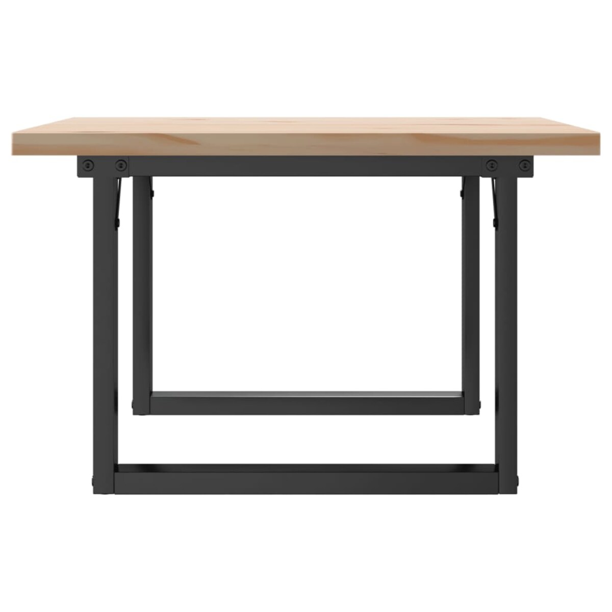 vidaXL Stolik kawowy z czworokątnymi nogami, 60x60x40,5 cm