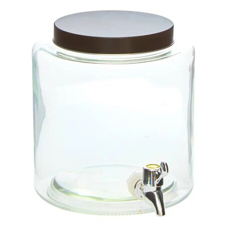 Dystrybutor do napojów z kranikiem i stojakiem, podwójny, 3.2 L