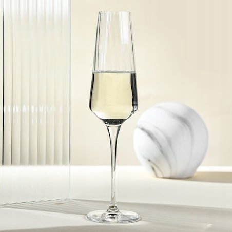Kieliszki do Szampana Prosecco Toast Krosno Avant-Garde Lumi 4 szt Ryflowane