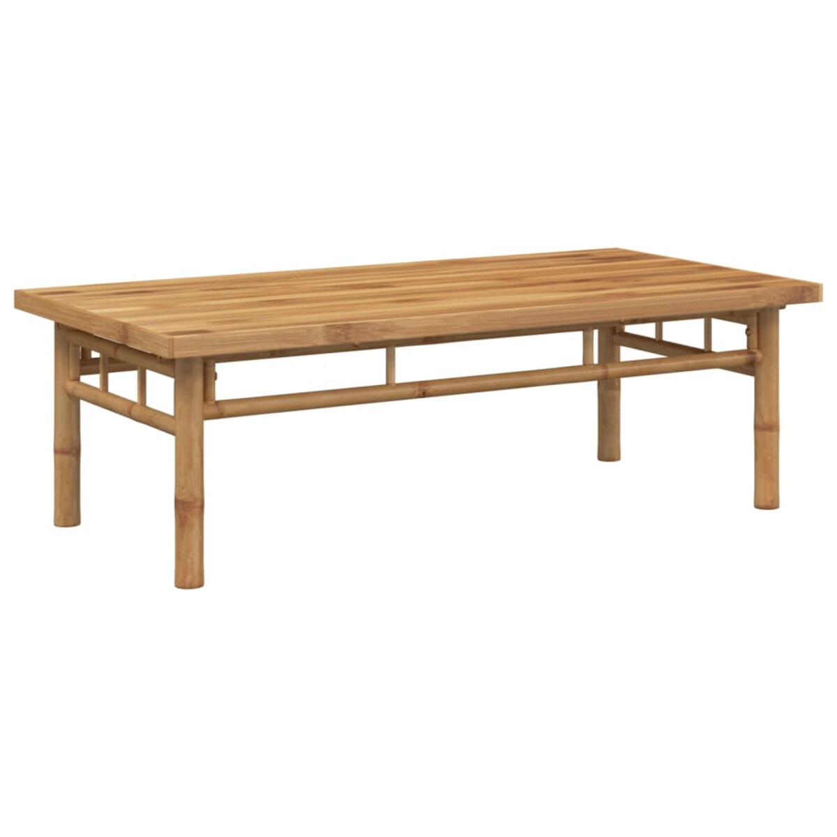 vidaXL Stolik kawowy, 110x55x35 cm, bambusowy