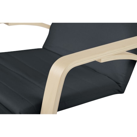 Fotel bujany na biegunach wypoczynkowy drewniany Sofotel Suzi