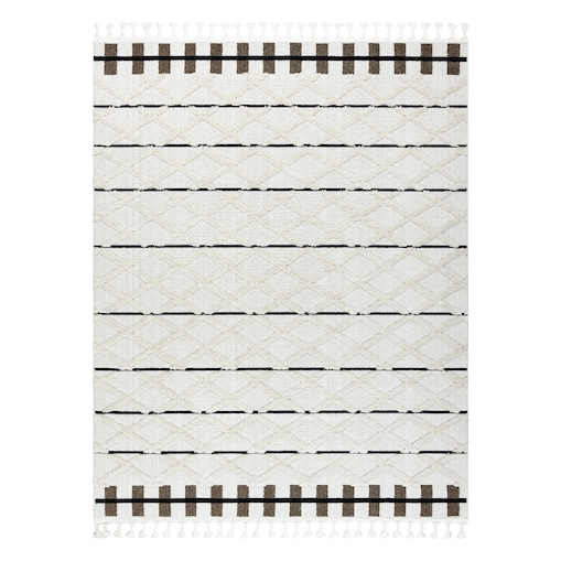 Dywan SEVILLA Y611A kratka, romby brązowy / 140x190 cm